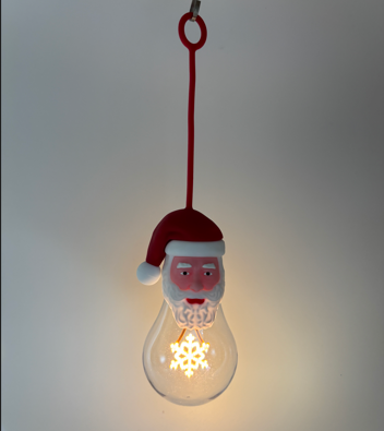 Dekoration Santa Lights  - Preis für 2 Stück - Kostenloser Versand