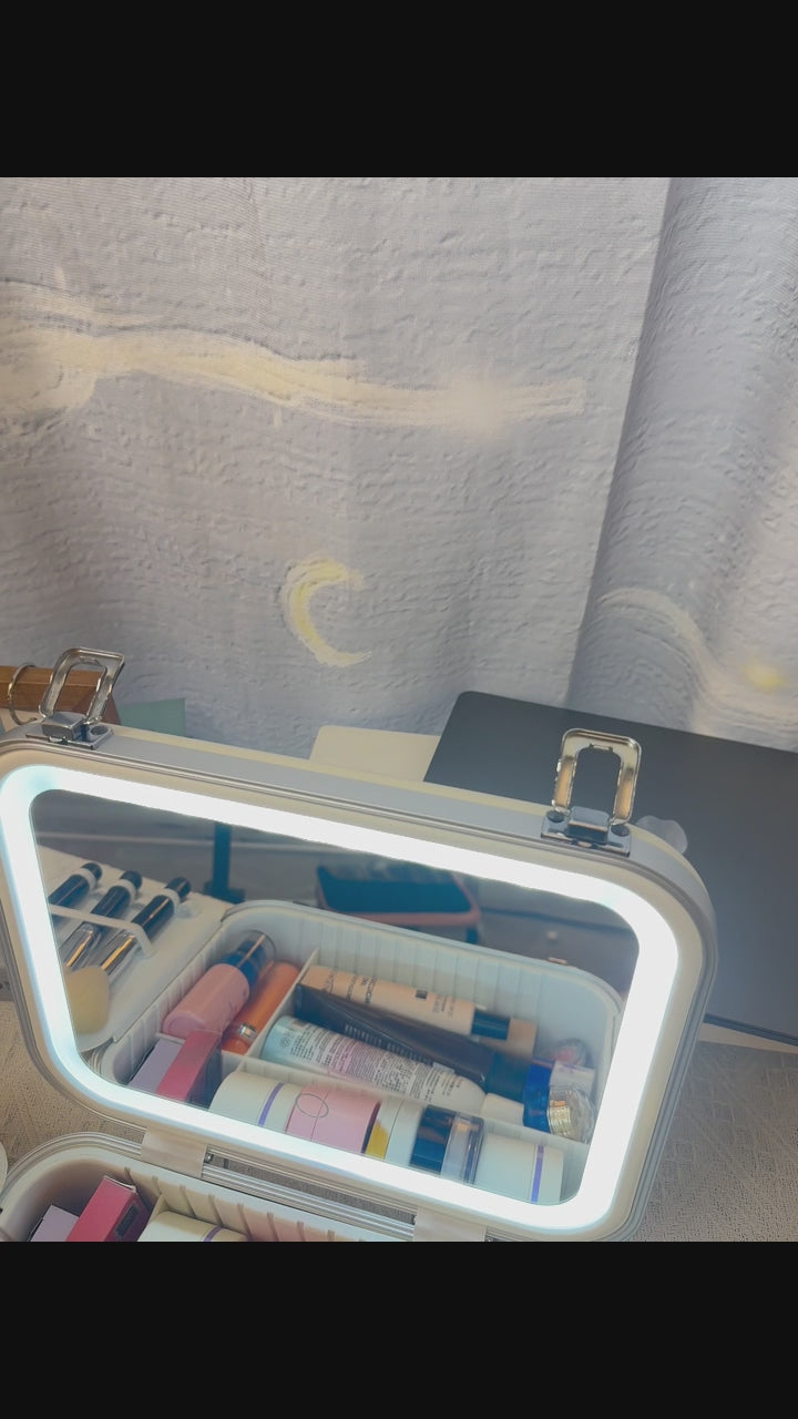 Lichter Spiegel Make-up Box - Kostenloser Versand in Europa